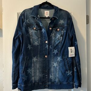 Lularoe Denim Jacket  - Large w/stars